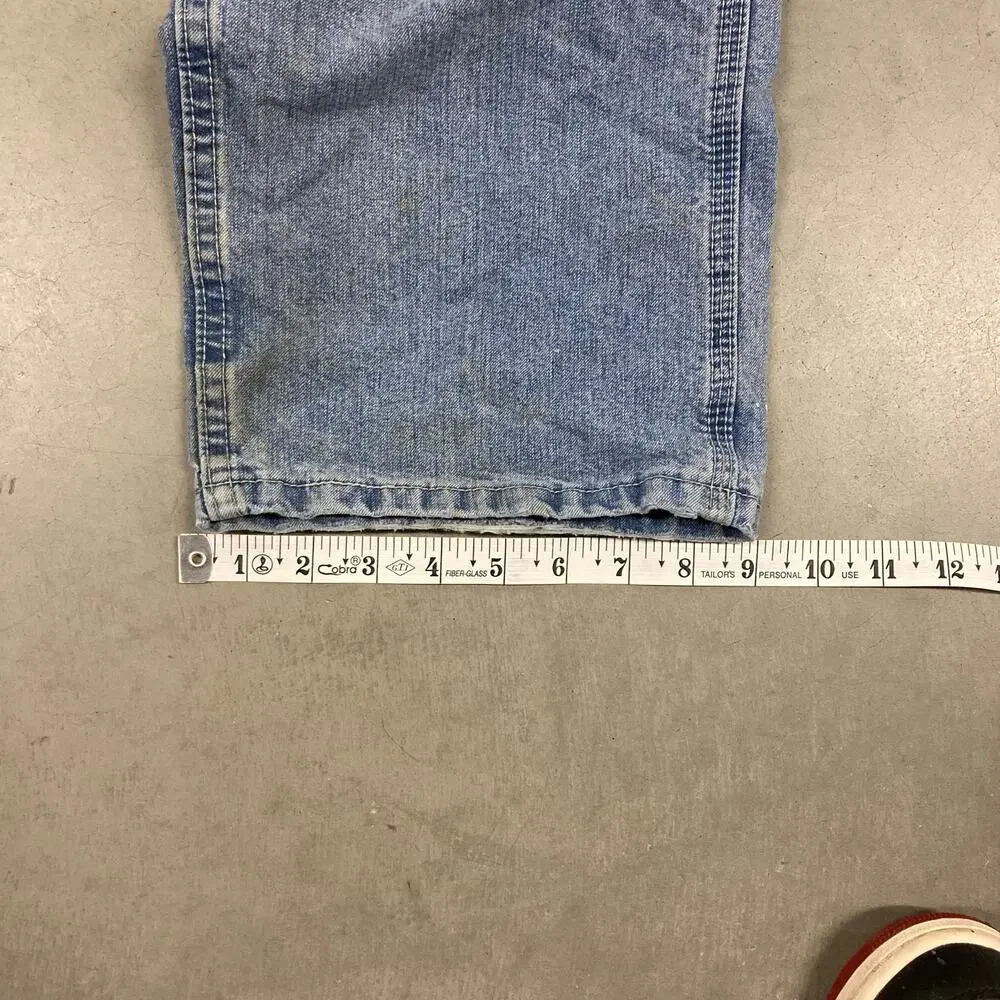 Y2K baggy paint splatter Lee carpenter Jeans 34x30